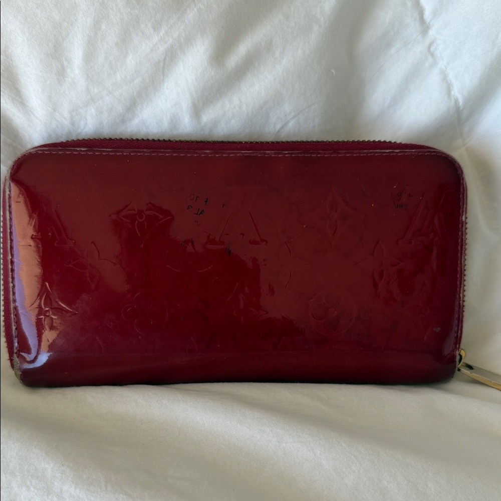 Elegant Red Louis Vuitton Women's Wallet